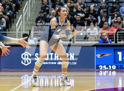 Thumbnail 2 in Goliad vs. Bushland (UIL 3A Volleyball Division 1 Final) photogallery.