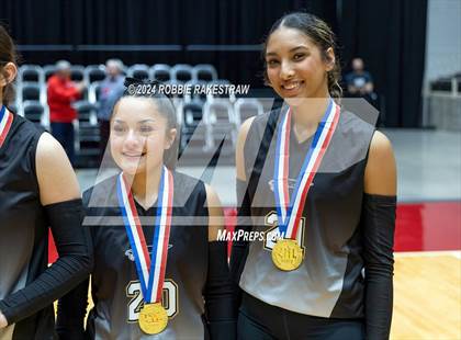 Thumbnail 1 in Goliad vs. Bushland (UIL 3A Volleyball Division 1 Final) photogallery.