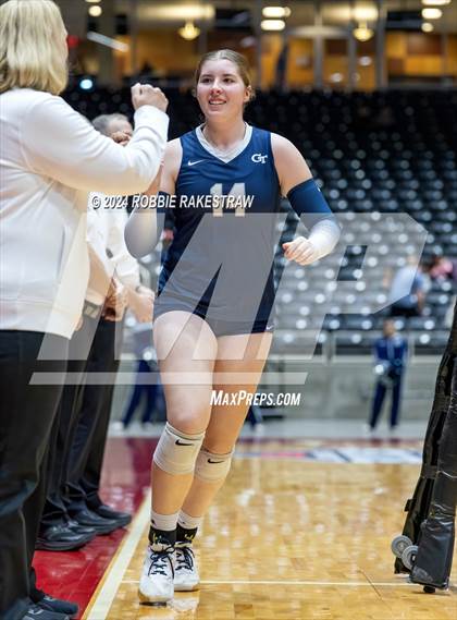 Thumbnail 1 in Goliad vs. Bushland (UIL 3A Volleyball Division 1 Final) photogallery.