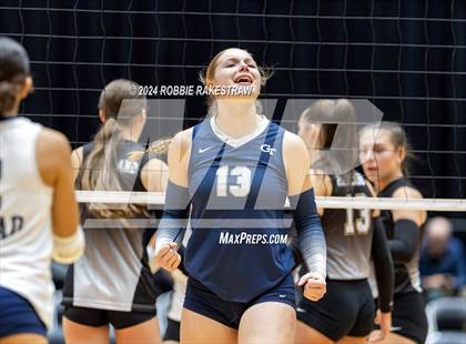 Thumbnail 1 in Goliad vs. Bushland (UIL 3A Volleyball Division 1 Final) photogallery.