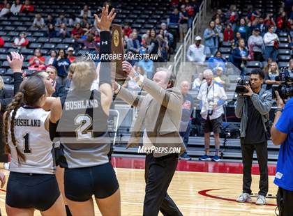 Thumbnail 1 in Goliad vs. Bushland (UIL 3A Volleyball Division 1 Final) photogallery.