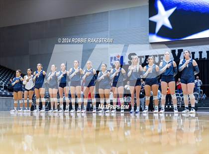 Thumbnail 1 in Goliad vs. Bushland (UIL 3A Volleyball Division 1 Final) photogallery.