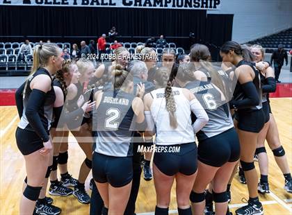 Thumbnail 1 in Goliad vs. Bushland (UIL 3A Volleyball Division 1 Final) photogallery.