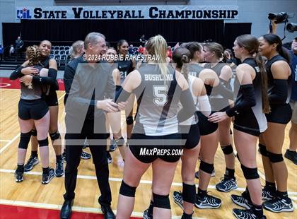 Thumbnail 1 in Goliad vs. Bushland (UIL 3A Volleyball Division 1 Final) photogallery.