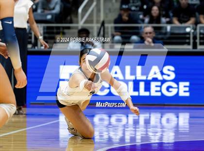 Thumbnail 3 in Goliad vs. Bushland (UIL 3A Volleyball Division 1 Final) photogallery.