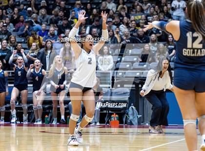 Thumbnail 2 in Goliad vs. Bushland (UIL 3A Volleyball Division 1 Final) photogallery.