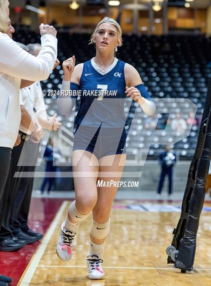 Thumbnail 2 in Goliad vs. Bushland (UIL 3A Volleyball Division 1 Final) photogallery.