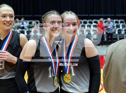 Thumbnail 2 in Goliad vs. Bushland (UIL 3A Volleyball Division 1 Final) photogallery.