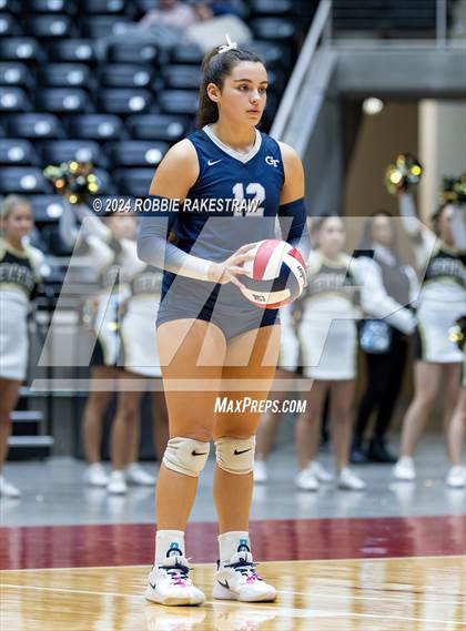 Thumbnail 2 in Goliad vs. Bushland (UIL 3A Volleyball Division 1 Final) photogallery.