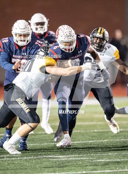 Thumbnail 2 in Brennan vs Roosevelt [Theodore] (UIL 6A Bi-District Playoff) photogallery.