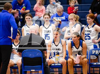 Thumbnail 1 in Papillion-LaVista South vs. Marian (Metro Tournament) photogallery.