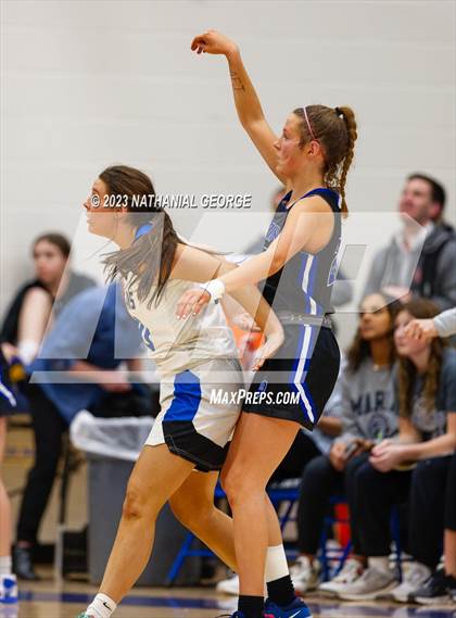 Thumbnail 1 in Papillion-LaVista South vs. Marian (Metro Tournament) photogallery.
