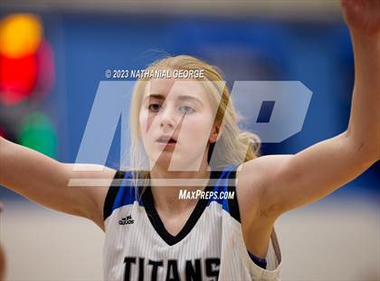 Thumbnail 3 in Papillion-LaVista South vs. Marian (Metro Tournament) photogallery.