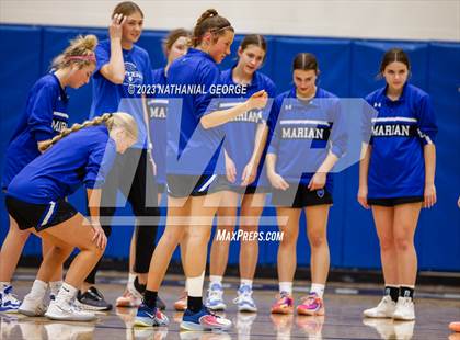 Thumbnail 1 in Papillion-LaVista South vs. Marian (Metro Tournament) photogallery.