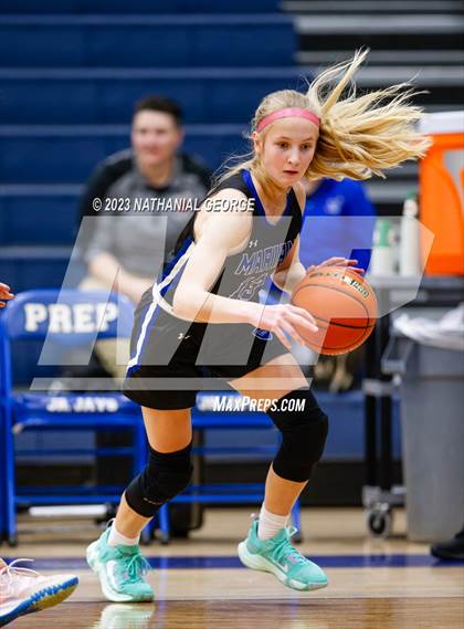 Thumbnail 3 in Papillion-LaVista South vs. Marian (Metro Tournament) photogallery.