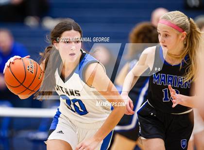 Thumbnail 3 in Papillion-LaVista South vs. Marian (Metro Tournament) photogallery.