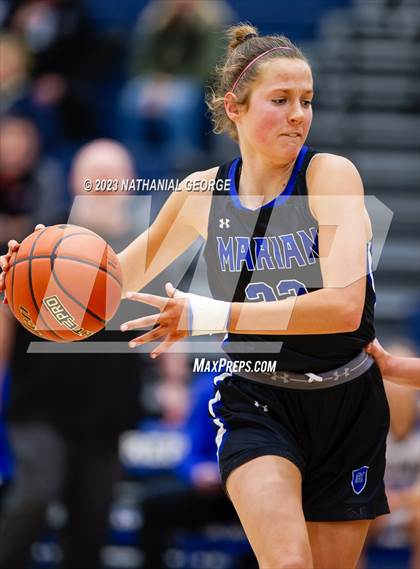 Thumbnail 1 in Papillion-LaVista South vs. Marian (Metro Tournament) photogallery.