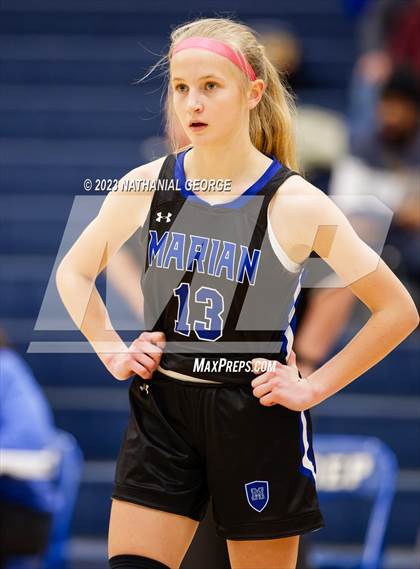 Thumbnail 3 in Papillion-LaVista South vs. Marian (Metro Tournament) photogallery.