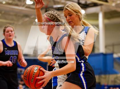 Thumbnail 3 in Papillion-LaVista South vs. Marian (Metro Tournament) photogallery.