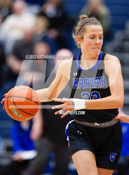 Thumbnail 3 in Papillion-LaVista South vs. Marian (Metro Tournament) photogallery.
