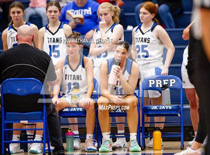 Thumbnail 3 in Papillion-LaVista South vs. Marian (Metro Tournament) photogallery.