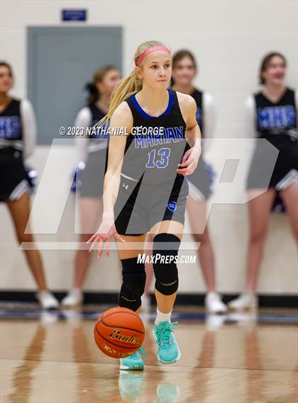 Thumbnail 3 in Papillion-LaVista South vs. Marian (Metro Tournament) photogallery.