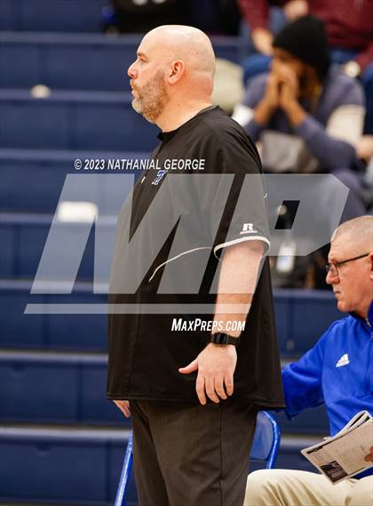 Thumbnail 3 in Papillion-LaVista South vs. Marian (Metro Tournament) photogallery.
