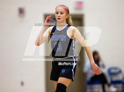 Thumbnail 3 in Papillion-LaVista South vs. Marian (Metro Tournament) photogallery.