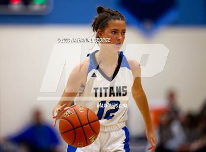 Thumbnail 3 in Papillion-LaVista South vs. Marian (Metro Tournament) photogallery.