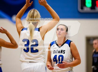 Thumbnail 3 in Papillion-LaVista South vs. Marian (Metro Tournament) photogallery.