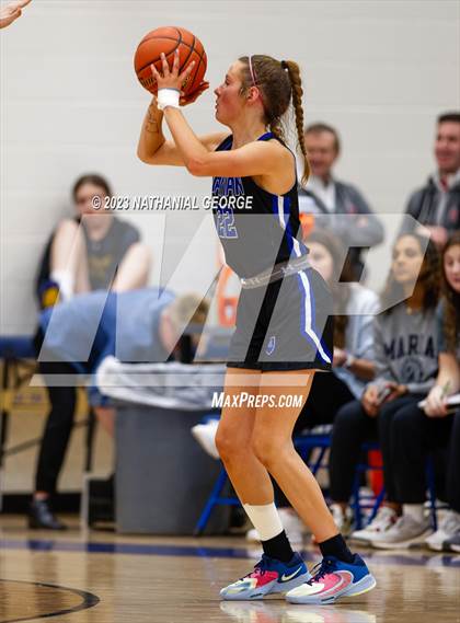 Thumbnail 3 in Papillion-LaVista South vs. Marian (Metro Tournament) photogallery.
