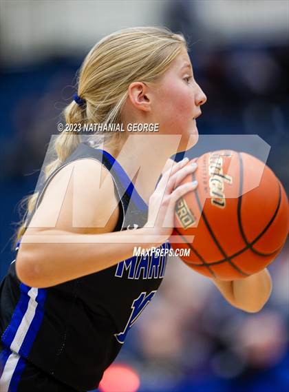 Thumbnail 1 in Papillion-LaVista South vs. Marian (Metro Tournament) photogallery.