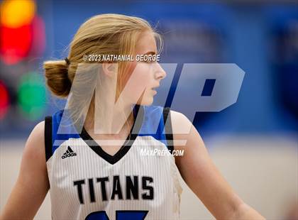 Thumbnail 1 in Papillion-LaVista South vs. Marian (Metro Tournament) photogallery.