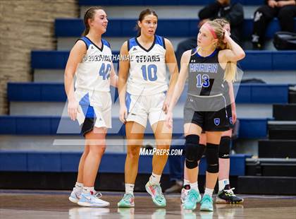 Thumbnail 2 in Papillion-LaVista South vs. Marian (Metro Tournament) photogallery.