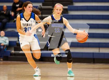 Thumbnail 2 in Papillion-LaVista South vs. Marian (Metro Tournament) photogallery.