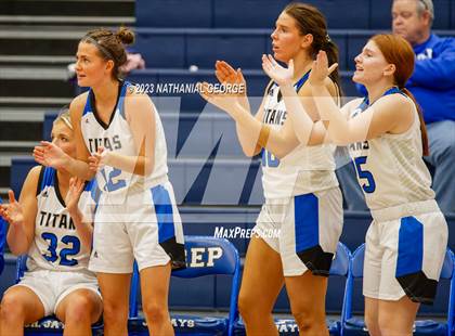 Thumbnail 3 in Papillion-LaVista South vs. Marian (Metro Tournament) photogallery.