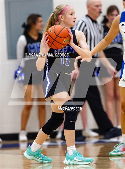 Thumbnail 3 in Papillion-LaVista South vs. Marian (Metro Tournament) photogallery.