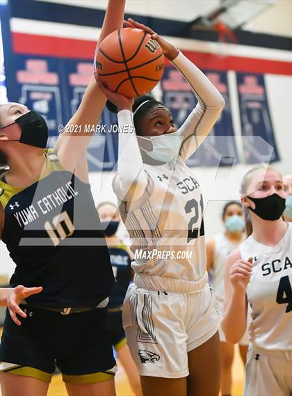 Thumbnail 2 in Yuma Catholic @ Scottsdale Christian Academy photogallery.
