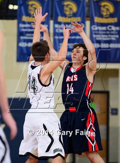 Thumbnail 2 in Cookeville vs Berean Academy (Rhea County Christmas Tournament) photogallery.