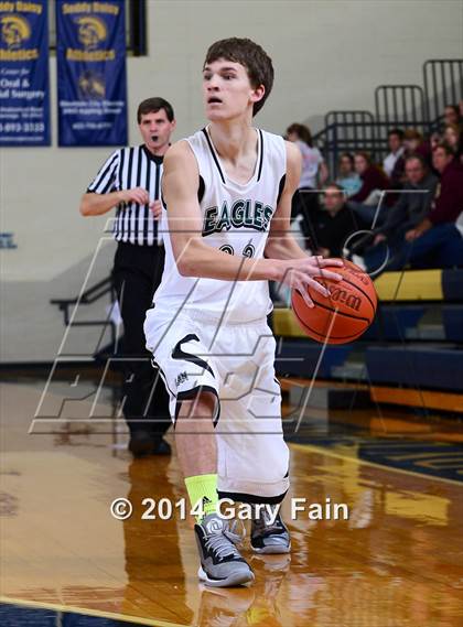 Thumbnail 1 in Cookeville vs Berean Academy (Rhea County Christmas Tournament) photogallery.