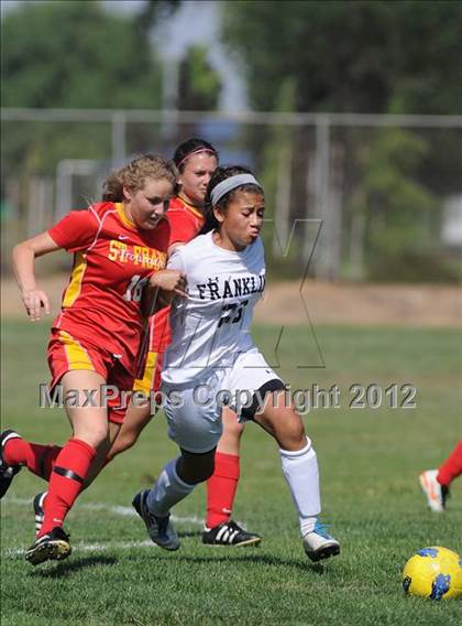 Thumbnail 2 in St. Francis vs. Franklin (CIF SJS D1 Playoffs) photogallery.