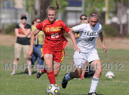 Thumbnail 3 in St. Francis vs. Franklin (CIF SJS D1 Playoffs) photogallery.
