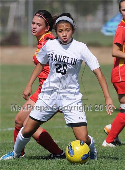 Thumbnail 3 in St. Francis vs. Franklin (CIF SJS D1 Playoffs) photogallery.