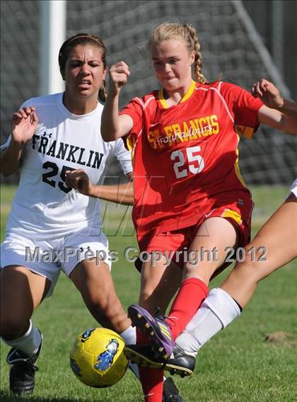 Thumbnail 1 in St. Francis vs. Franklin (CIF SJS D1 Playoffs) photogallery.