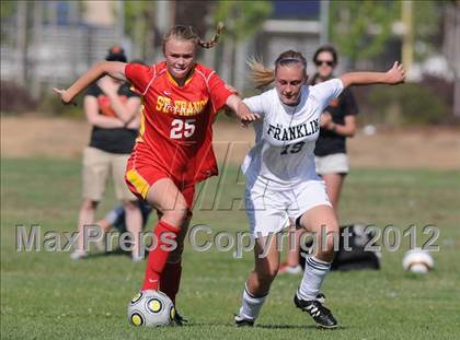 Thumbnail 2 in St. Francis vs. Franklin (CIF SJS D1 Playoffs) photogallery.