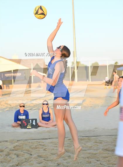 Thumbnail 1 in Xavier College Prep vs. Notre Dame Prep (AIA DI Pairs Finals) photogallery.