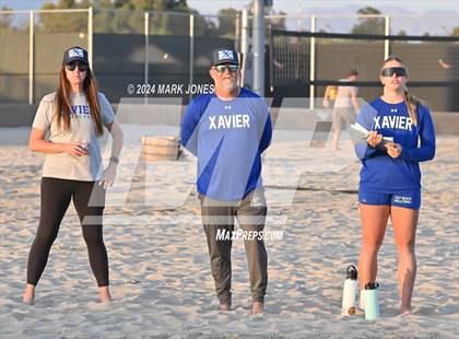 Thumbnail 2 in Xavier College Prep vs. Notre Dame Prep (AIA DI Pairs Finals) photogallery.