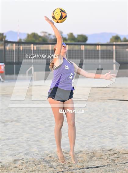 Thumbnail 3 in Xavier College Prep vs. Notre Dame Prep (AIA DI Pairs Finals) photogallery.