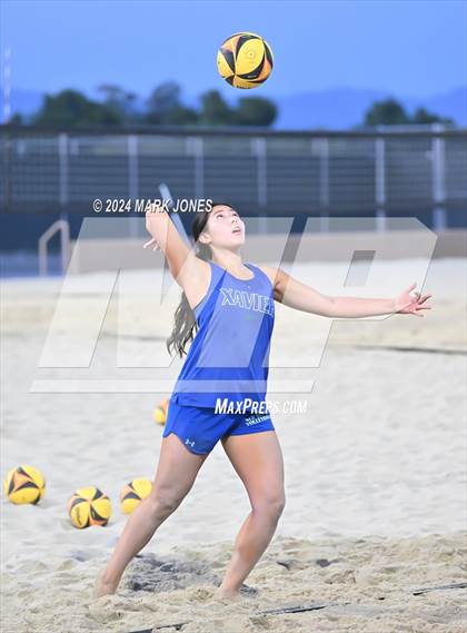 Thumbnail 1 in Xavier College Prep vs. Notre Dame Prep (AIA DI Pairs Finals) photogallery.