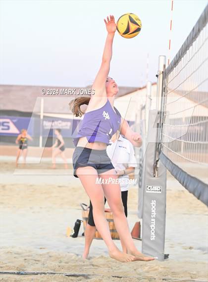 Thumbnail 2 in Xavier College Prep vs. Notre Dame Prep (AIA DI Pairs Finals) photogallery.
